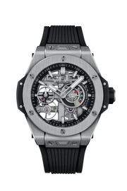 Hublot Big Bang MECA-10 Titanium 444.NX.1170.RX - cassa titanio - cinturino gomma nera - quadrante scheletrato